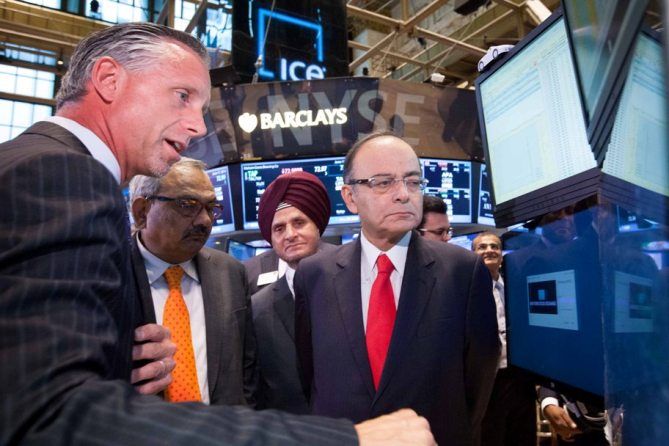 Arun Jaitley at NYSE