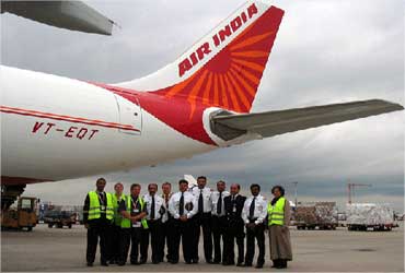 Air India aircraft crew
