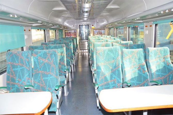 A ticket for the chair car costs Rs 750