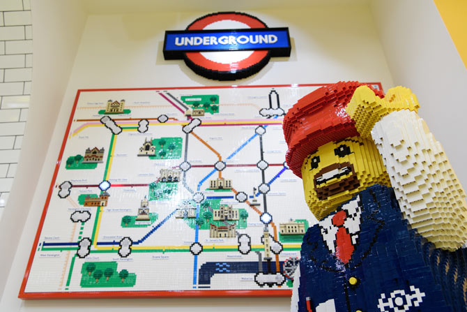 A Lego London Underground