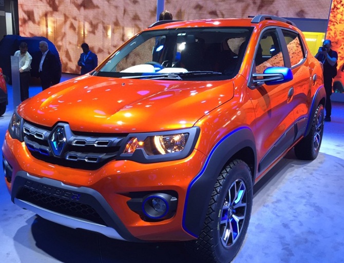 Renault dazzles with Kwid Climber, Racer - Rediff.com Business