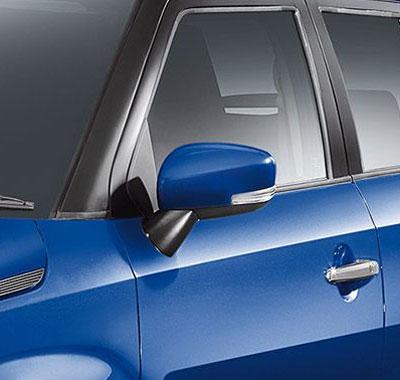 Maruti Ignis has a contemporary design. This micro SUV has a black ...