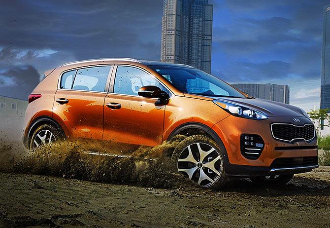A Kia Sportage