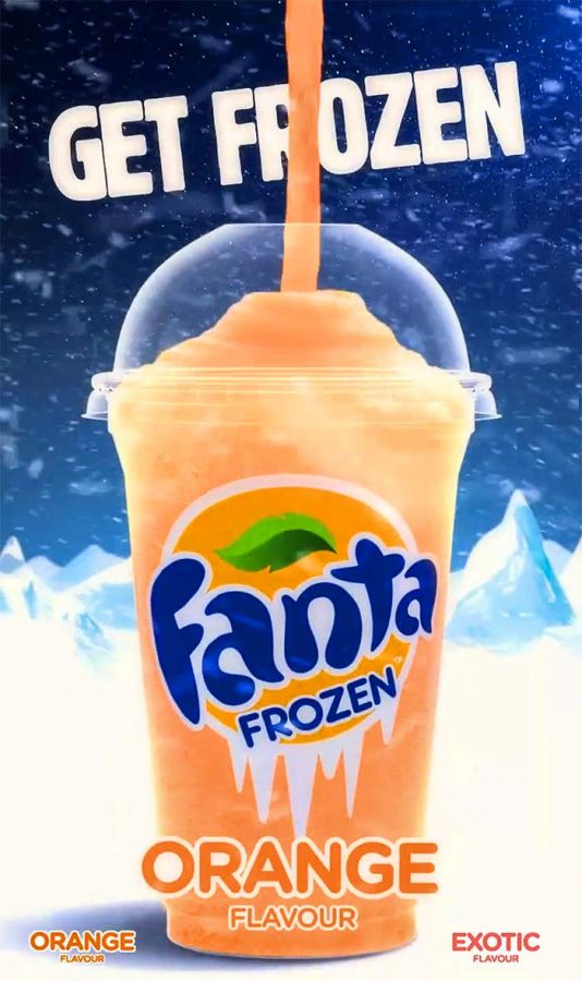 Frozen Fanta. Photo: Courtesy Coca-Cola India