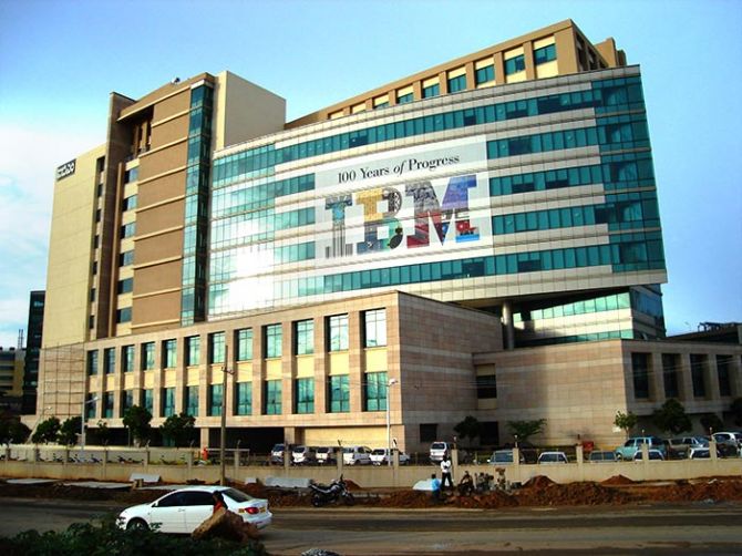 IBM headquarters in Bengaluru. Photo: Courtesy Vinoo202/Wikimedia Commons