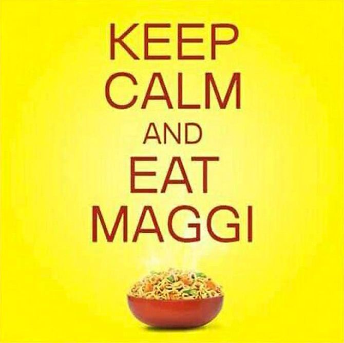 Keep calm and go back to eating Maggi