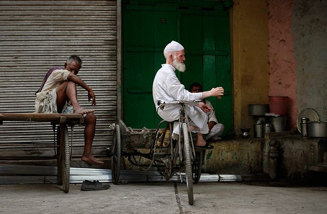 Old quarters of Delhi. Photograph: Adnan Abidi/Reuters.