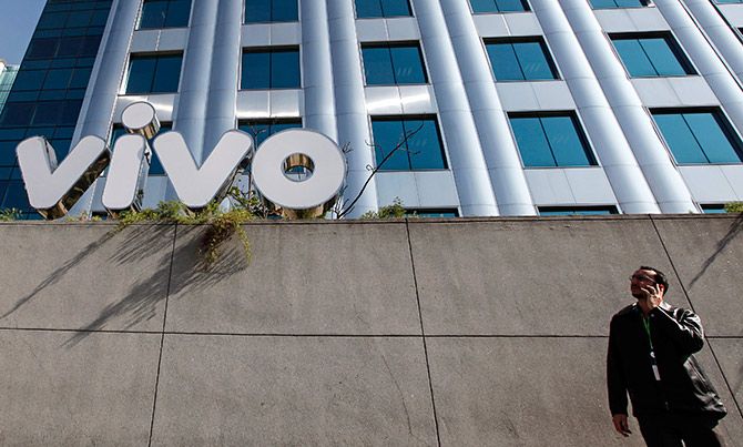 The Vivo headquarters in Brazil. Photograph: Nacho Doce/Reuters