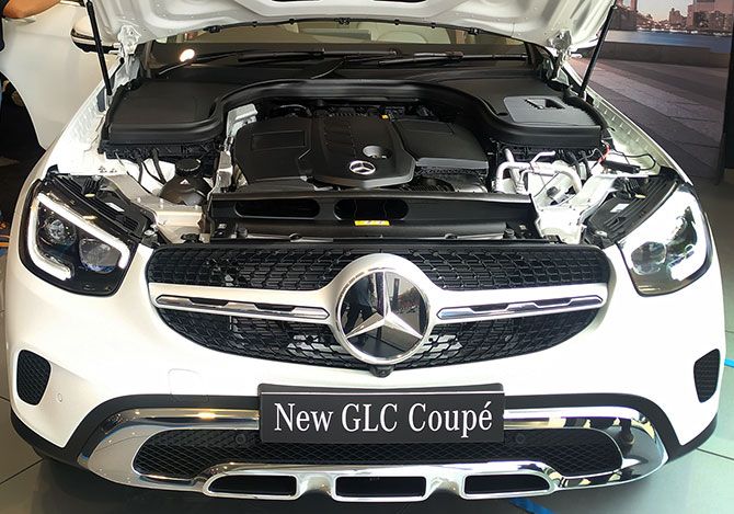 Under the hood of the New GLC Coupe