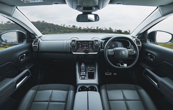The interior of the Citroën C5 Aircross