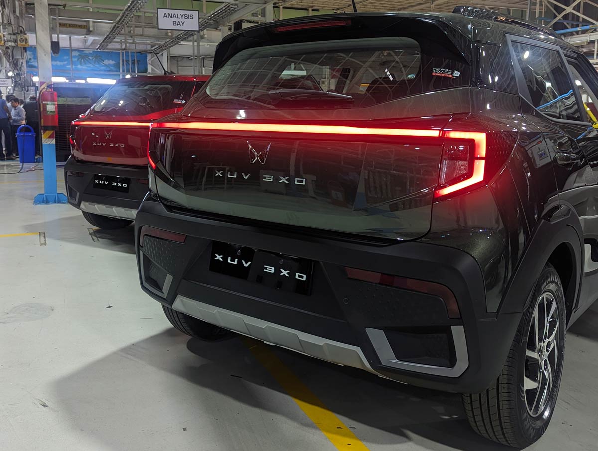 The rear of the XUV 3XO