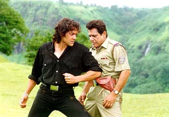 Om Puri and Bobby Deol in Gupt
