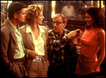 Treat Williams, Tea Leoni, Woody Allen and Debra Messing in Hollywood Ending