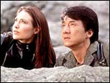 Claire Forlani and Jackie Chan in The Medallion