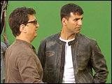 Akshay Kumar on the sets of MSK