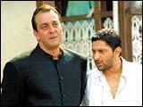 Sanjay Dutt and Arshad Warsi in Munnabhai MBBS