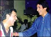 Govinda with Amitabh Bachchan