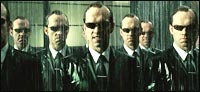 Hugo Weaving as Agent Smith (and his many clones)