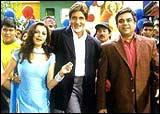 Lilette Dubey, Amitabh Bachchan and Paresh Rawal