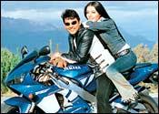 Ajay Jadeja and Celina Jaitley in Khel