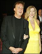 Sir Paul McCartney and Heather Mills