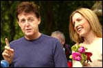 Paul McCartney and wife