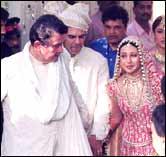 Randhir Kapoor, Sunjay Kapur and Karisma Kapoor