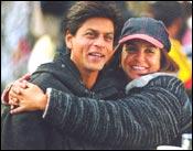 Shah Rukh Khan and Farah Khan