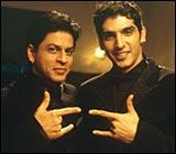 SRK and Zayed in Main Hoon Na