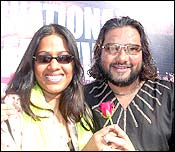 Ismail Darbar with wife Ayesha