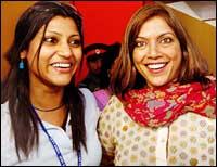 Konkana Sensharma and Mira Nair