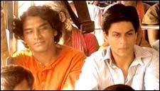 Pandey with SRK in Swades