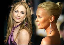 Holly Hunter and Charlize Theron