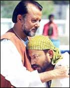 Pankaj Kapur and Irrfan in Maqbool