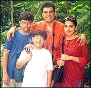 Boman Irani with family