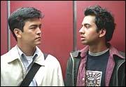 John Cho and Kal Penn in Harold And Kumar Go To White Castle