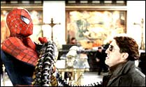 Tobey Maguire and Alfred Molina in Spider-Man 2