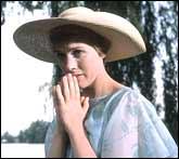 Julie Andrews as Maria in The Sound of Music