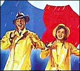 Gene Kelly and Debbie Reynolds in a still from Singin In The Rain