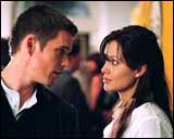 Ethan Hawke and Angelina Jolie in Taking Lives