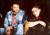 Uday Chopra and Hrishitaa Bhatt in Charas