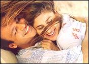 Vivek Oberoi and Kareena Kapoor in Yuva