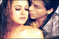 Preity Zinta, Shah Rukh Khan in Veer-Zaara