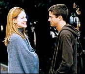 Laura Linney and Topher Grace in p.s.
