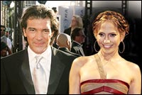 Antonio Banderas and Jennifer Lopez