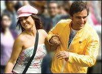 Saif Ali Khan and Preity Zinta in Salaam Namaste