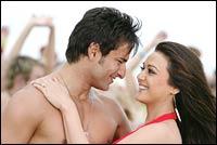 Saif Ali Khan and Preity Zinta in Salaam Namaste