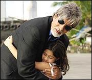 Amitabh Bachchan and Rucha Vaidya in Ek Ajnabee