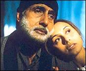 Amitabh Bachchan and Rani Mukerji in Black