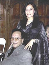 Sunil Dutt with Varsha I Patel